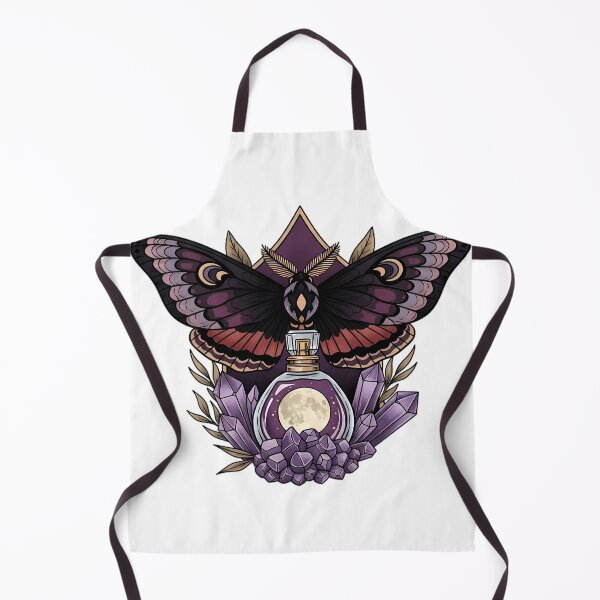 Item preview, Amethyst Crystals Moth Moonlit Perfume Bottle Gift designed and sold by IllumeInk.