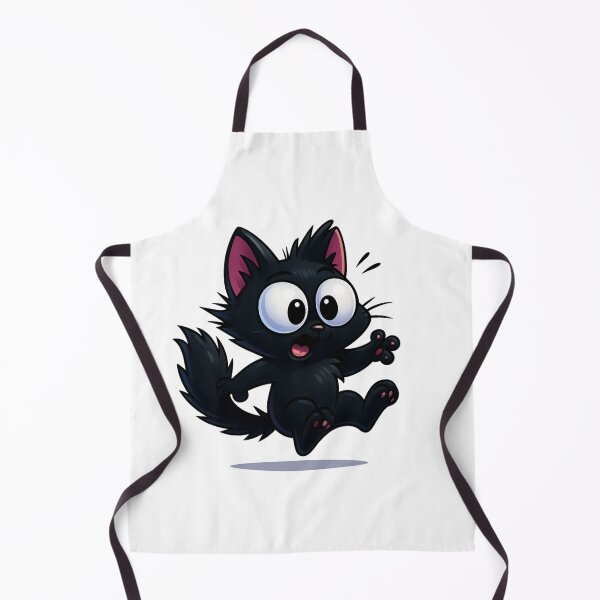 Item preview, Startled Jumping Cat | Funny Kawaii Kitty Reaction designed and sold by PrintCreations9.