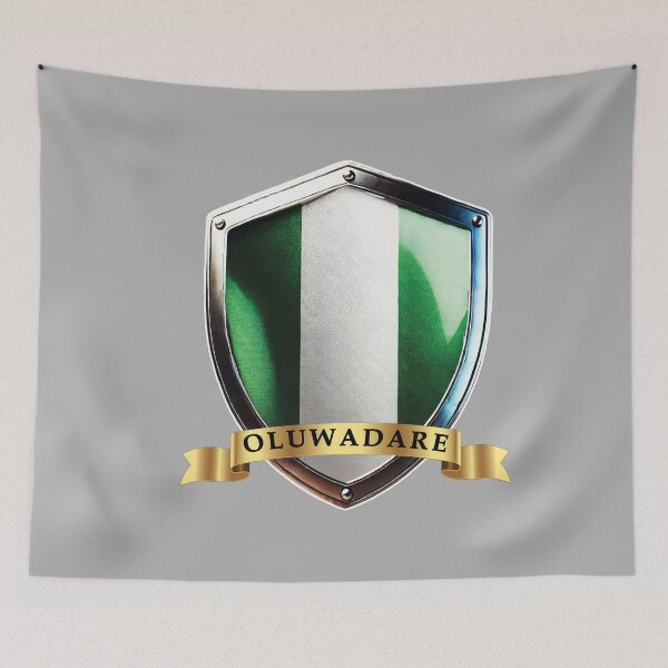 Item preview, Oluwadare Nigeria Heritage Crest Emblem designed and sold by Highlandkings.