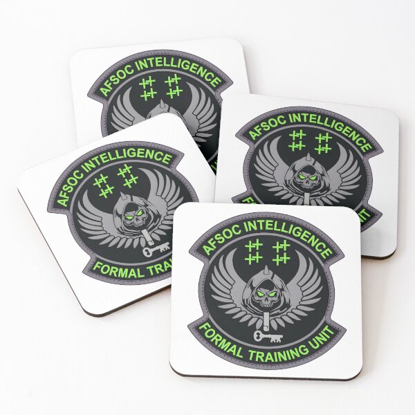 Item preview, AFSOC Intelligence Formal Training Unit: Grim Reaper Tactical Insignia designed and sold by CharlieDesings.