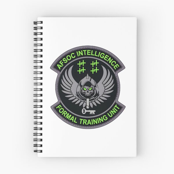 Item preview, AFSOC Intelligence Formal Training Unit: Grim Reaper Tactical Insignia designed and sold by CharlieDesings.