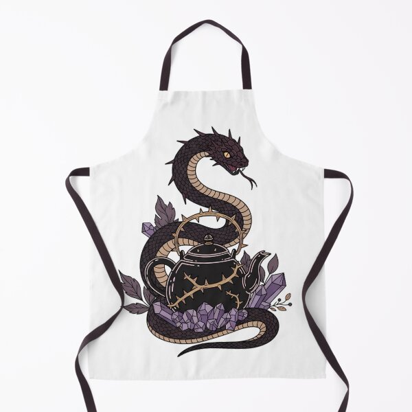 Item preview, Amethyst Crystals Serpent Thorned Teapot Gift designed and sold by IllumeInk.