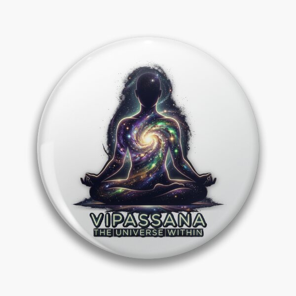 Item preview, Vipassana Universe Within – Cosmic Mindfulness & Spiritual Meditation Design designed and sold by ArtsyExplorer.
