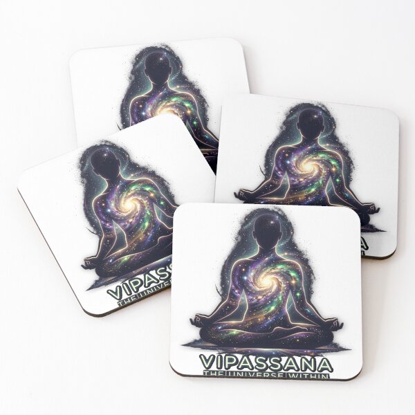 Item preview, Vipassana Universe Within – Cosmic Mindfulness & Spiritual Meditation Design designed and sold by ArtsyExplorer.