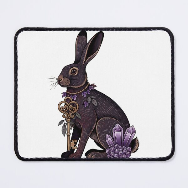 Item preview, Amethyst Crystals Hare Violet Garden Key Gift designed and sold by IllumeInk.