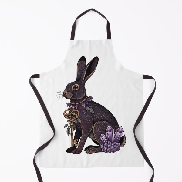 Item preview, Amethyst Crystals Hare Violet Garden Key Gift designed and sold by IllumeInk.