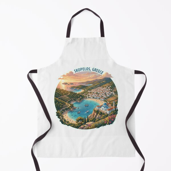 Item preview, skopelos Halkidiki Greece Travel Sticker  Aesthetic Mediterranean Scene designed and sold by designerr23 ⭐⭐⭐⭐⭐.