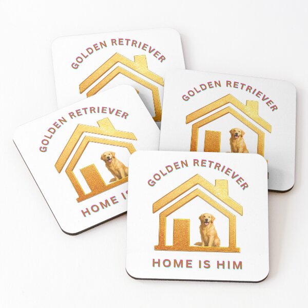 Item preview, Golden Retriever, Home is him  designed and sold by Retriever Dog Tribe.
