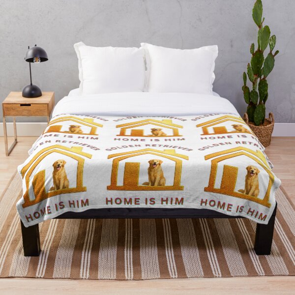 Item preview, Golden Retriever, Home is him  designed and sold by Retriever Dog Tribe.