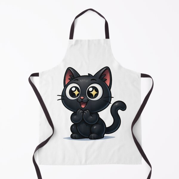 Item preview, Super Happy Starry-Eyed Cat | Kawaii Kitty Clapping Paws designed and sold by PrintCreations9.