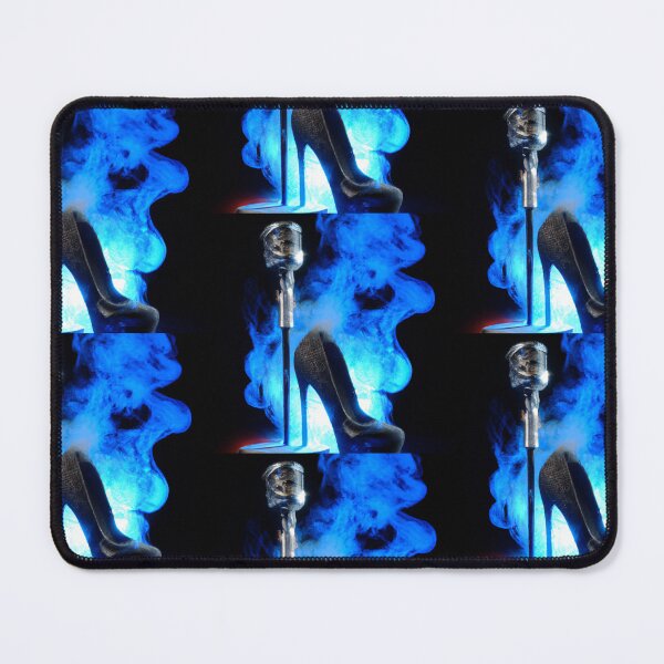 Item preview, Smoking blue hot mic with shoe designed and sold by unbleepable.