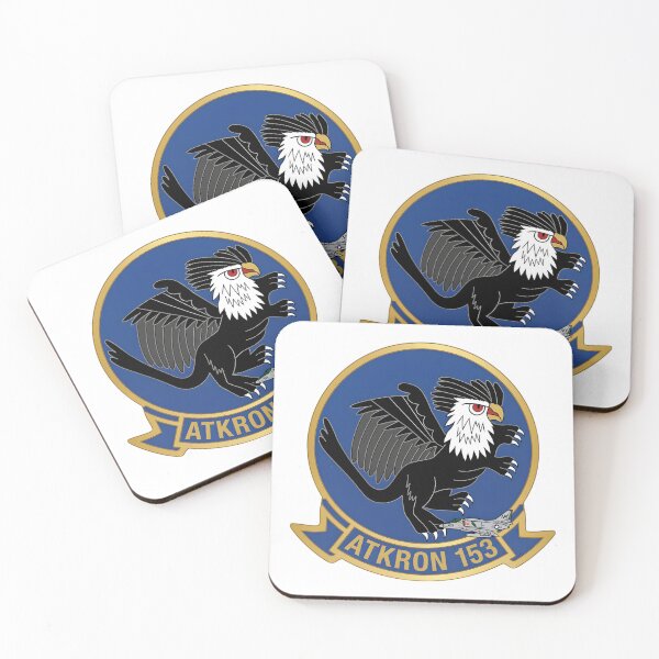 Item preview, VA-153 Blue Tail Flies: ATKRON 153 U.S. Navy Attack Squadron Insignia designed and sold by CharlieDesings.