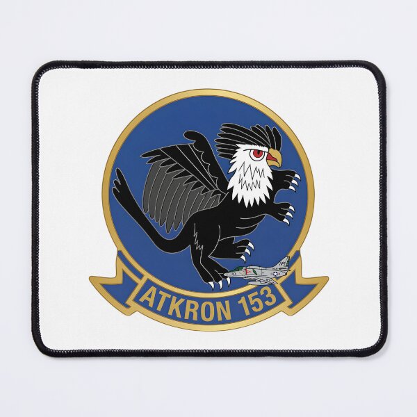 Item preview, VA-153 Blue Tail Flies: ATKRON 153 U.S. Navy Attack Squadron Insignia designed and sold by CharlieDesings.