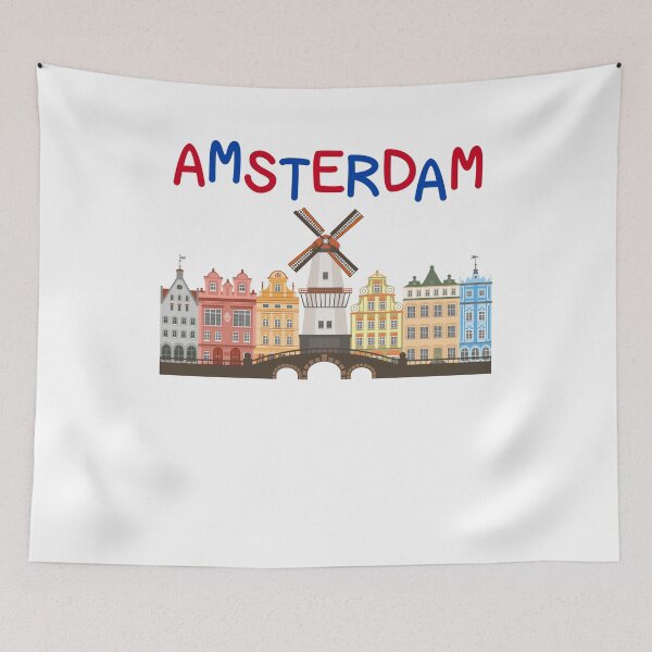 Item preview, I love Amsterdam - T-shirt for travelers designed and sold by TobiasLogic.