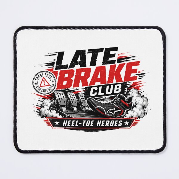 Item preview, Late Brake Club Heel-Toe Heroes Racing Pedals designed and sold by Fenay Designs.