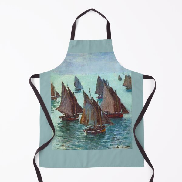 Item preview, Boats in a Calm Sea Yachts Claude Monet designed and sold by ArtUnova.