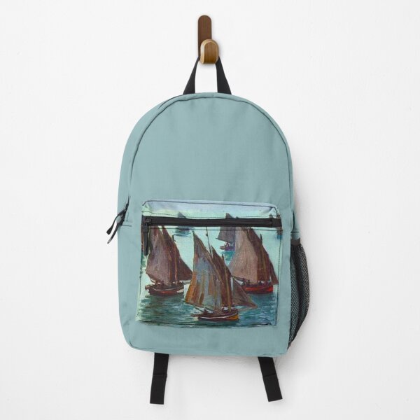 Item preview, Boats in a Calm Sea Yachts Claude Monet designed and sold by ArtUnova.
