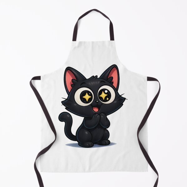 Item preview, Super Happy Starry-Eyed Cat | Kawaii Kitty Clapping Paws designed and sold by PrintCreations9.