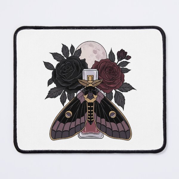 Item preview, Moth Velvet Ribbon Moonlit Perfume Bottle Gift designed and sold by IllumeInk.