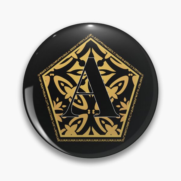 Item preview, Arabic Geometric Letter A – Gold Zellige Pattern Monogram – Luxury Black Streetwear Initial designed and sold by Zynvult.