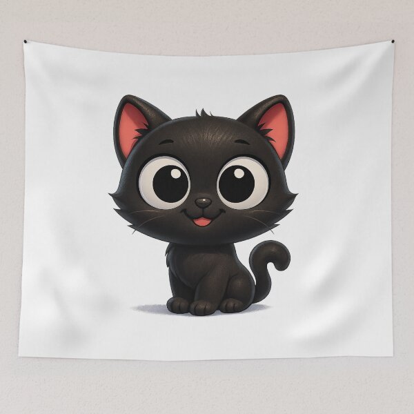 Item preview, Chibi Kitten Big Head | Kawaii Tiny Body Cat designed and sold by PrintCreations9.