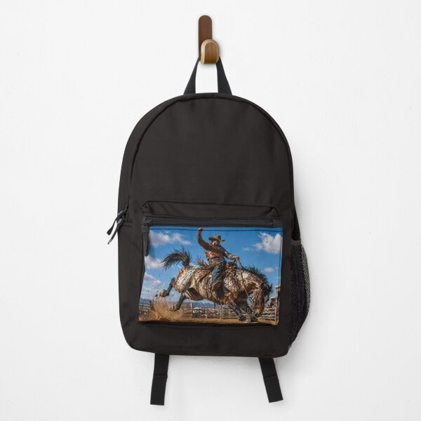 Item preview, Rodeo Cowboy Riding Wild Horse – Western Action & Freedom Design designed and sold by  QuarterHorseArt by Just my Studio.
