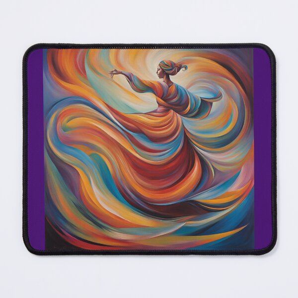Item preview, Whirling dervish girl abstract designed and sold by sydney-syder.