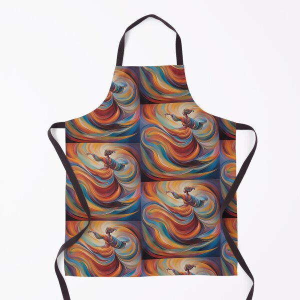 Item preview, Whirling dervish girl abstract designed and sold by sydney-syder.