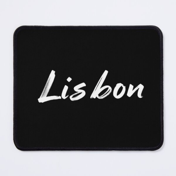 Item preview, Lisbon Modern White Brush Script Typography Art designed and sold by artlife4.