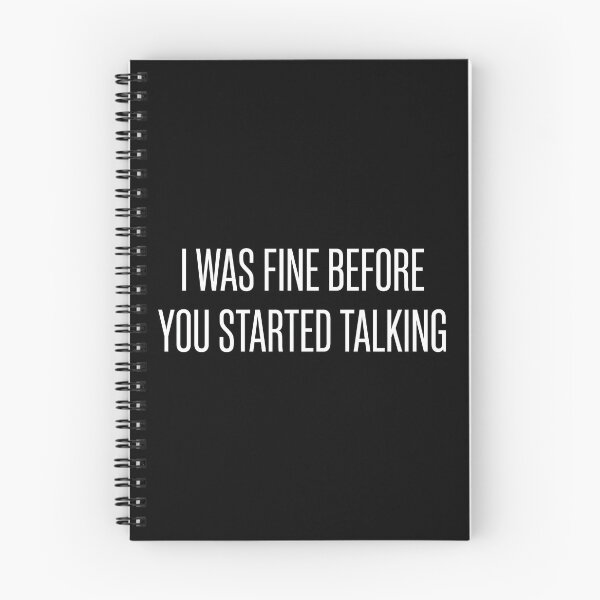 Item preview, Introvert - I Was Fine. And Then You Talked. designed and sold by Bebichic.