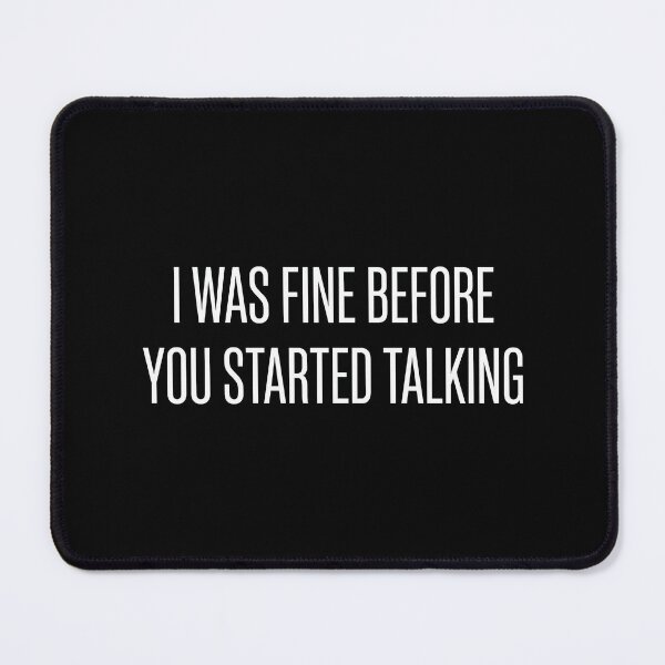 Item preview, Introvert - I Was Fine. And Then You Talked. designed and sold by Bebichic.