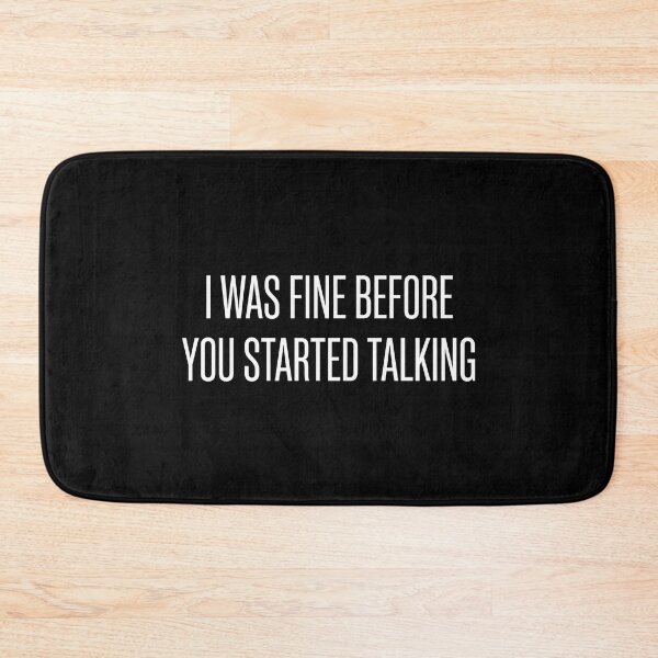 Item preview, Introvert - I Was Fine. And Then You Talked. designed and sold by Bebichic.