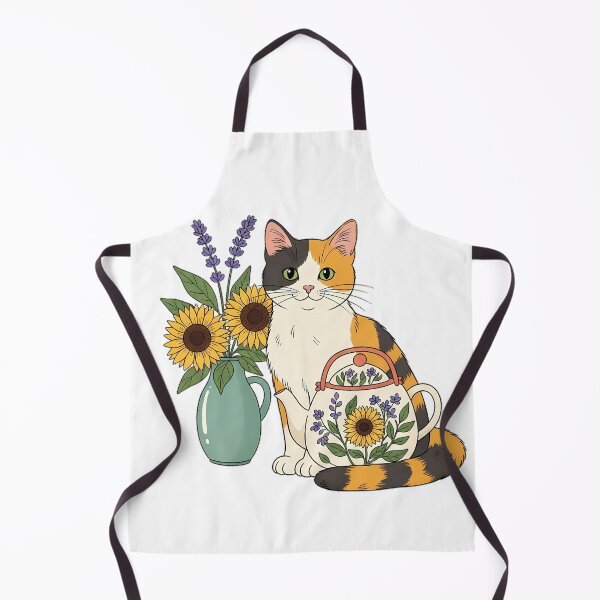 Item preview, Calico Cat Wildflower Teapot Gift designed and sold by pumsquare.