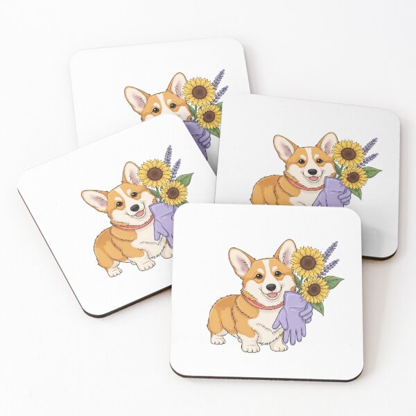 Item preview, Corgi Lavender Gardening Gloves Gift designed and sold by pumsquare.