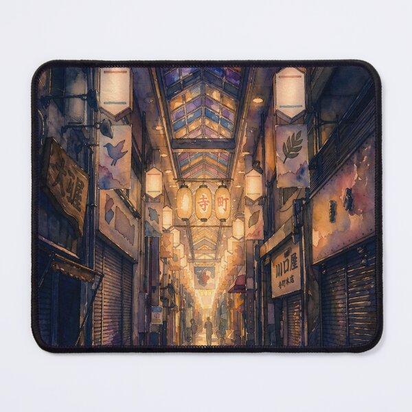 Item preview, Lantern Alley at Dusk — After the Rain Series designed and sold by Hikari Scenery.