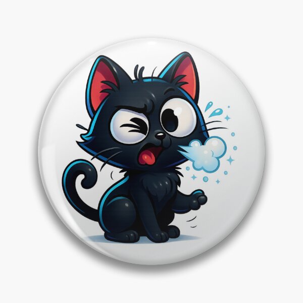 Item preview, Sneezing Cat Puff | Cute Kawaii Kitty Sneeze | Adorable Whisker Twitch Cat  designed and sold by PrintCreations9.