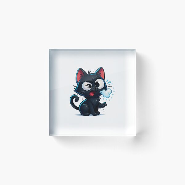 Item preview, Sneezing Cat Puff | Cute Kawaii Kitty Sneeze | Adorable Whisker Twitch Cat  designed and sold by PrintCreations9.