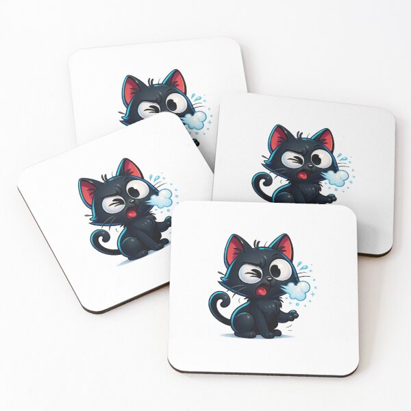 Item preview, Sneezing Cat Puff | Cute Kawaii Kitty Sneeze | Adorable Whisker Twitch Cat  designed and sold by PrintCreations9.