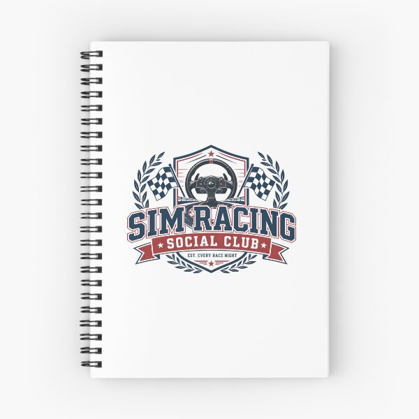Item preview, Sim Racing Social Club Est Every Race Night Crest designed and sold by Fenay Designs.