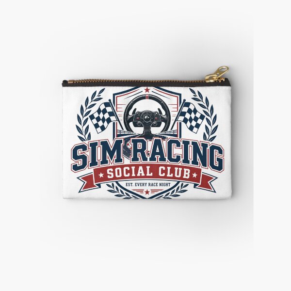 Item preview, Sim Racing Social Club Est Every Race Night Crest designed and sold by Fenay Designs.