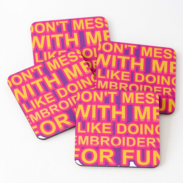 Item preview, Don'T Mess With I Like Doing Embroidery For Fun designed and sold by TheIconSmith.