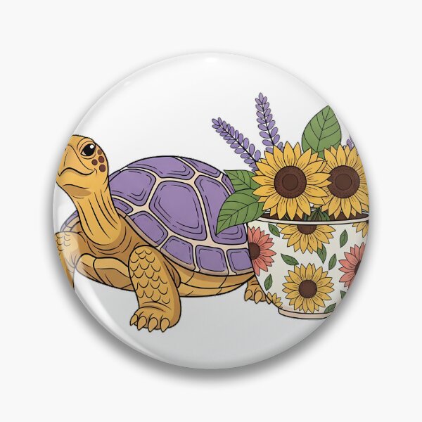 Item preview, Turtle Floral Coffee Mug Gift designed and sold by pumsquare.