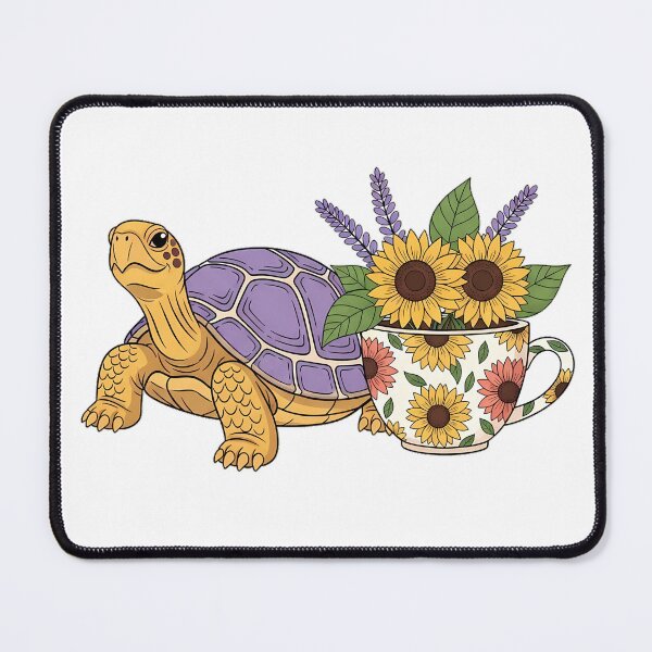 Item preview, Turtle Floral Coffee Mug Gift designed and sold by pumsquare.