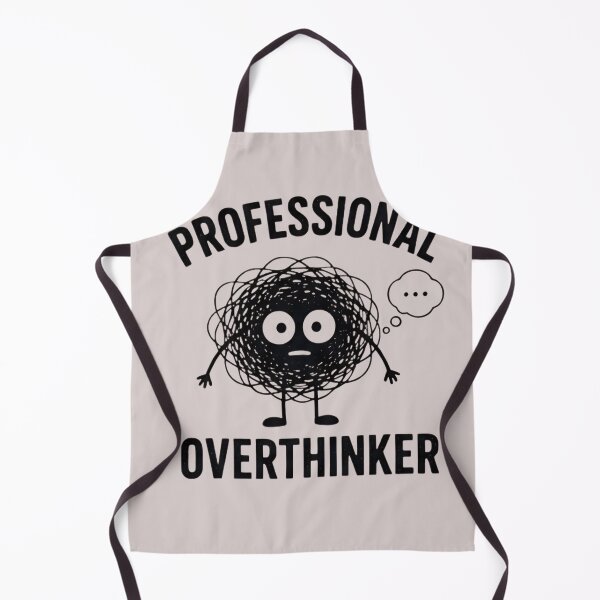 Item preview, Funny Professional Overthinker Scribble Character designed and sold by RizziesDesign.