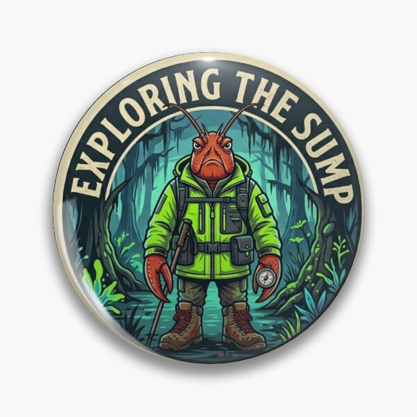 Item preview, Gorpcore Crawfish - Outdoor Techwear Aesthetic Swamp Explorer designed and sold by nbg2012.