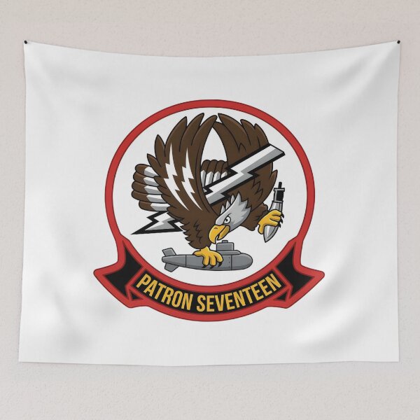 Item preview, VP-17 White Lightnings: PATRON SEVENTEEN U.S. Navy Maritime Patrol Squadron Insignia designed and sold by CharlieDesings.