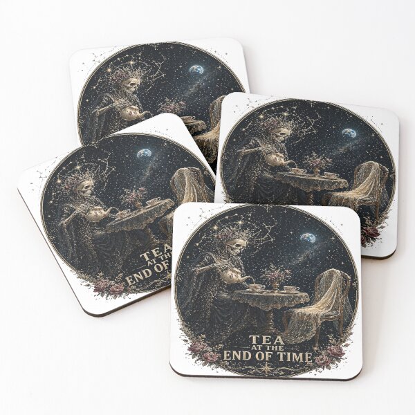 Item preview, Skeleton Tea End Of Time Art designed and sold by InkNovaLab.
