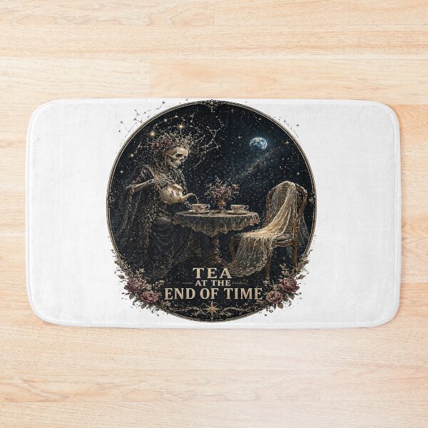 Item preview, Skeleton Tea End Of Time Art designed and sold by InkNovaLab.