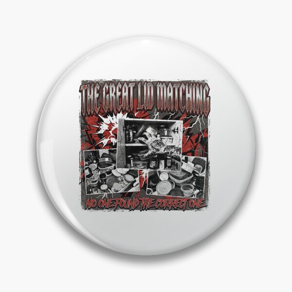 Item preview, The Great Lid Matching - Funny Heavy Metal Kitchen Struggle Graphic designed and sold by Peter Veselinović.
