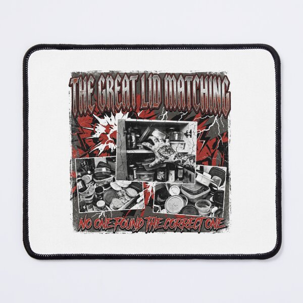 Item preview, The Great Lid Matching - Funny Heavy Metal Kitchen Struggle Graphic designed and sold by Peter Veselinović.